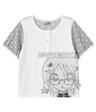 YB x Oliwa Dot Puff Sleeve Henley Top