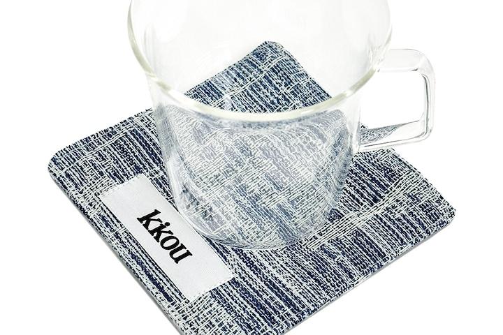 데미지 데님 코스터 (블루)