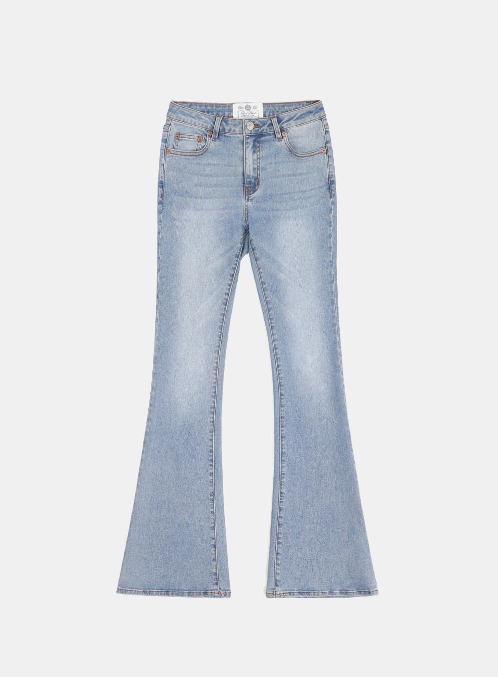 [3/11 발송] [w-jeans24-010] 0119 로우라이즈 붓컷 진 - 라이트블루