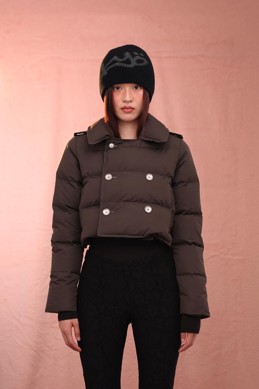 [11/25일 예약배송] GOOSE CROP PADDING JACKET