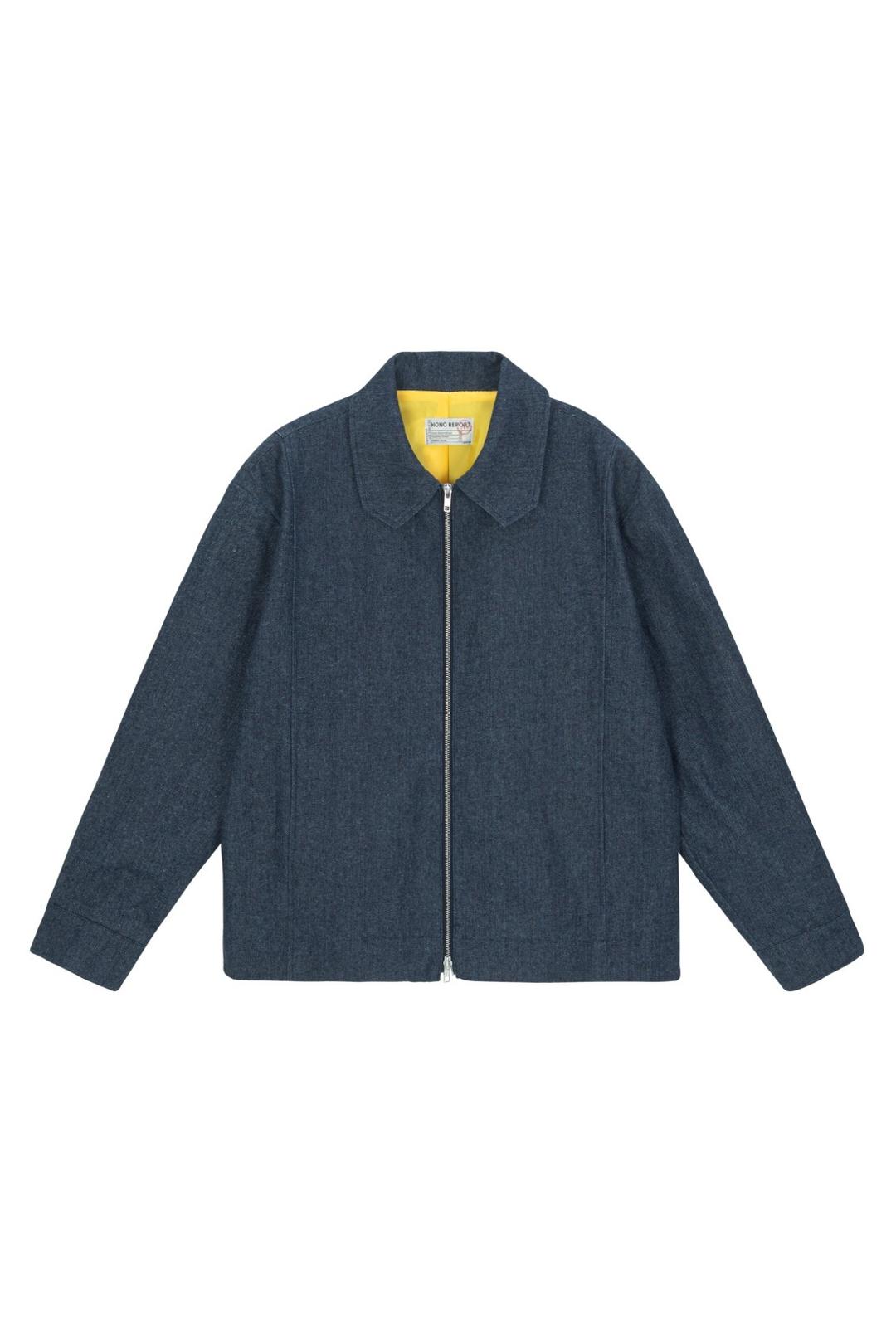 Cut Collar Jacket_Raw Denim