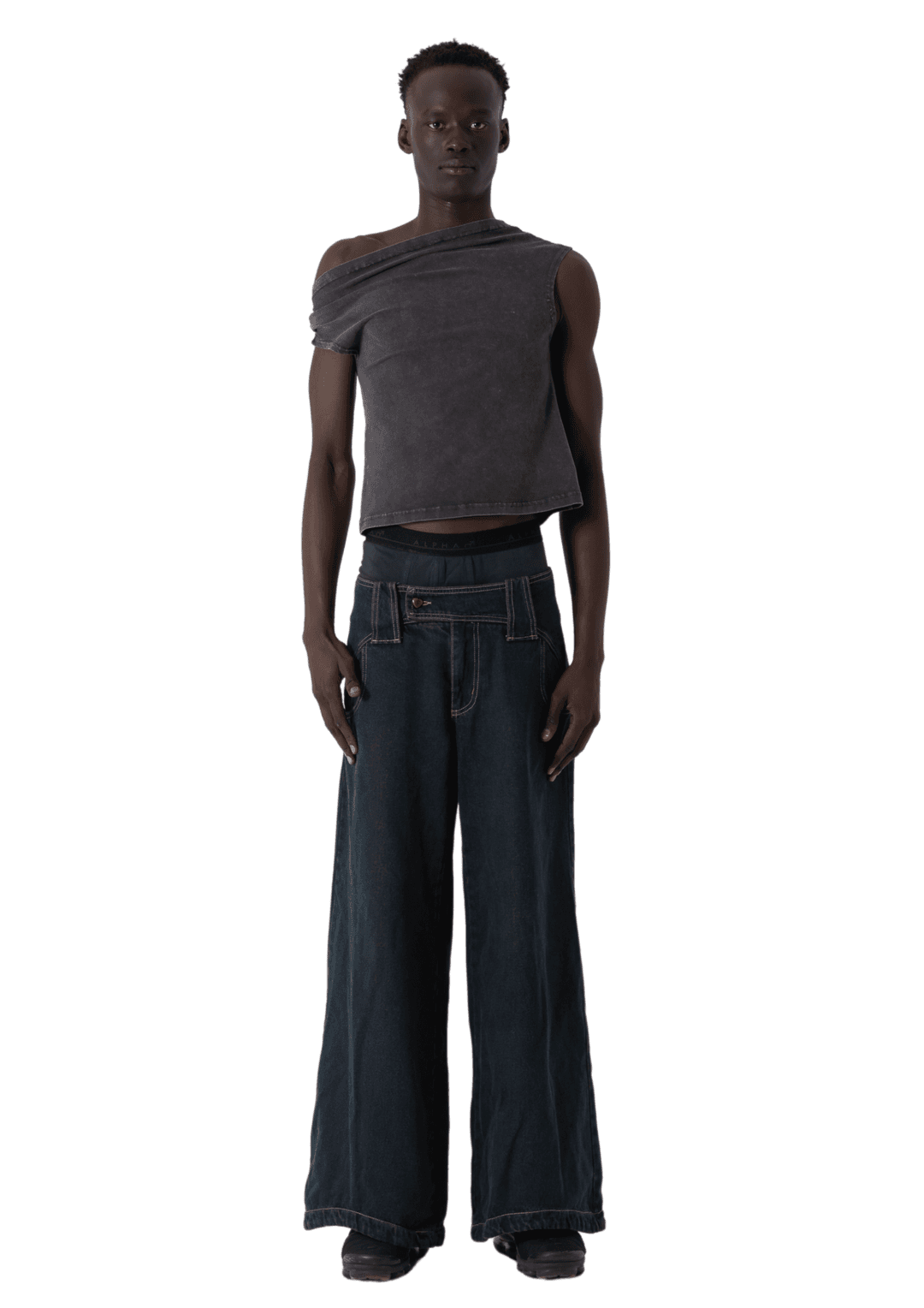 SARA TOP - STONE WASH - XS