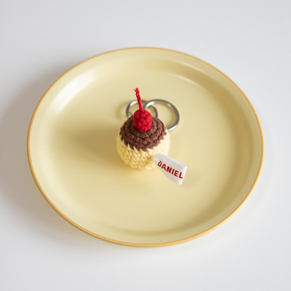 [다니엘대디] Pudding Keyring 푸딩 키링