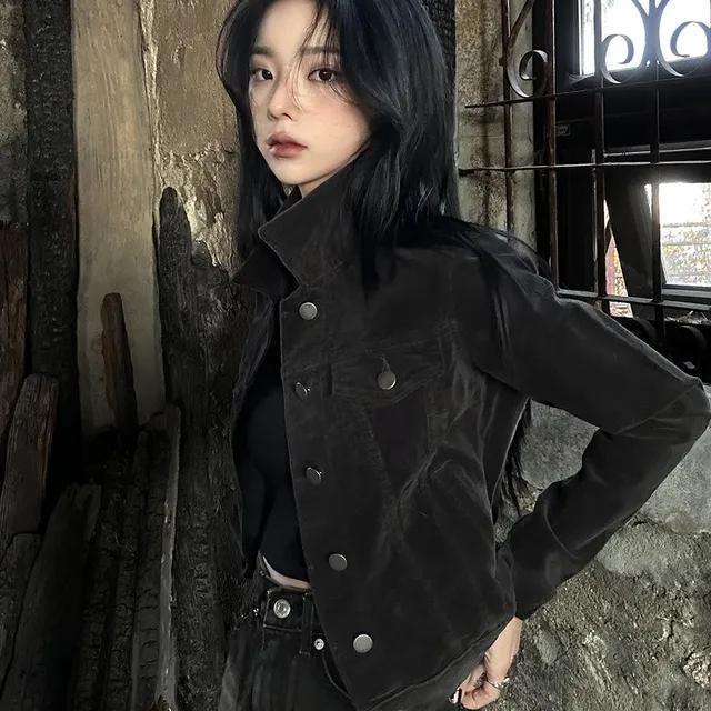 corduroy slim jacket