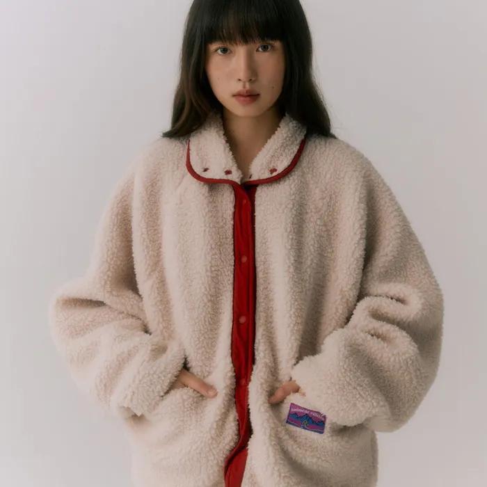 color reversible jumper ( ivory )