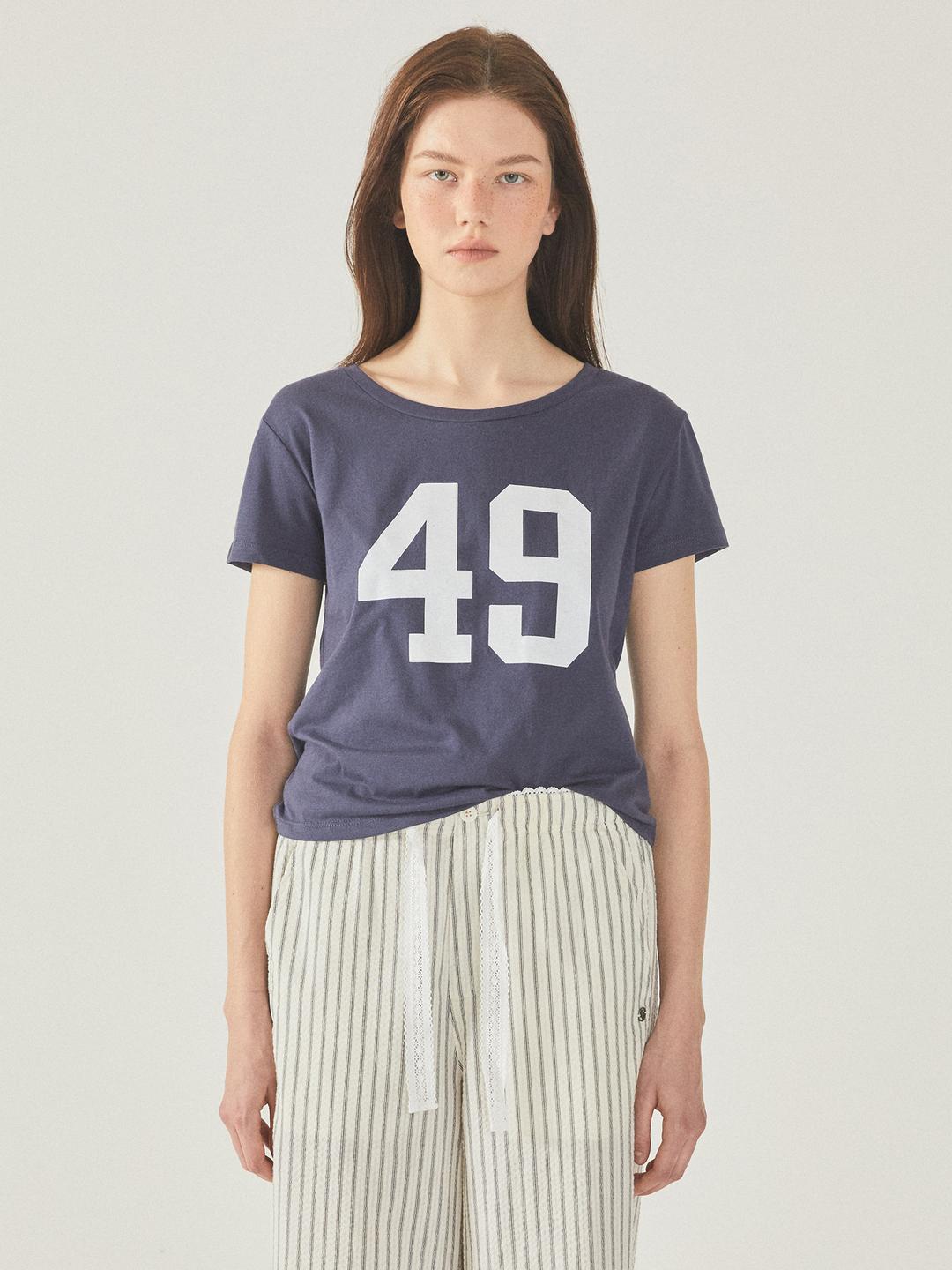 Big Letter Raw Cut T-shirt