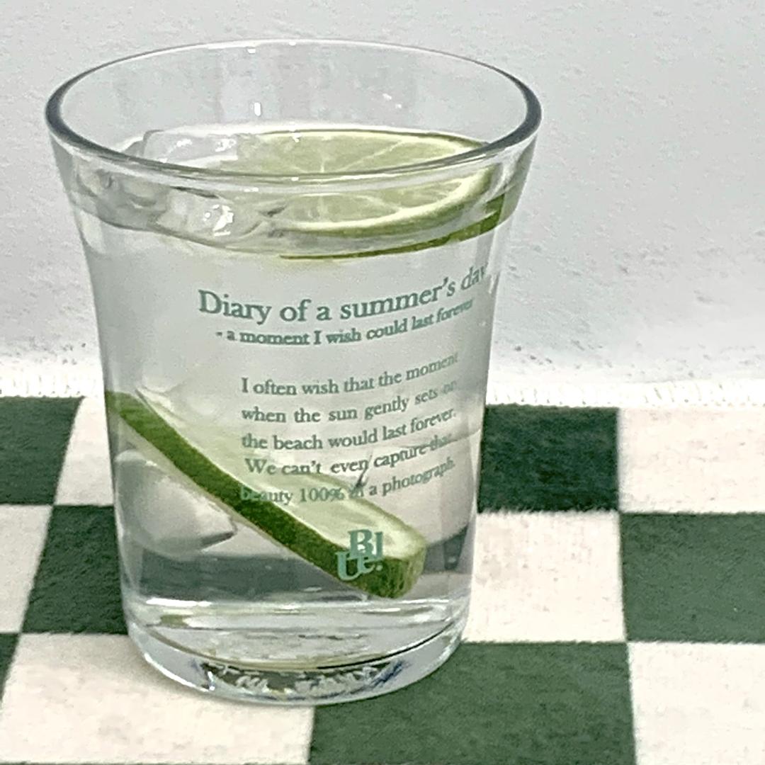 Summer Diary Glass