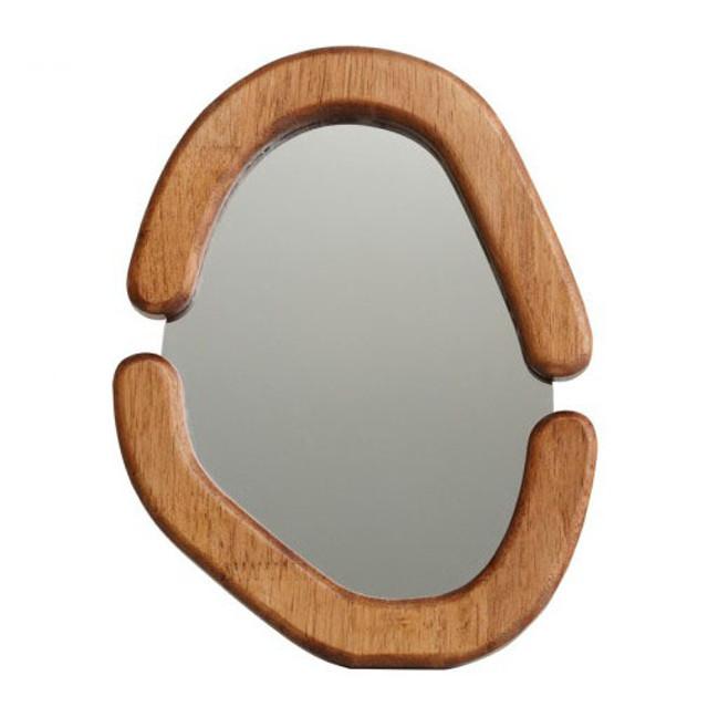 헤이유드 빈티지 우드 거울 페블 미러 Vintage Wood Mirror