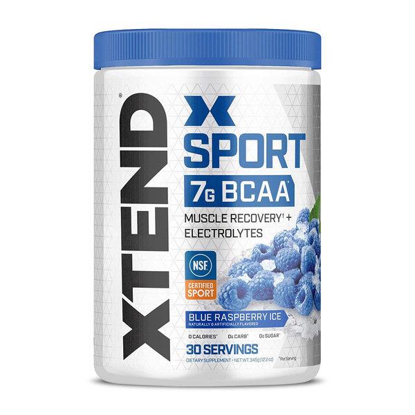 XTEND 스포츠 BCAA 블루 라즈베리 아이스 30 서빙 헬스 보충제 아미노산 345 g