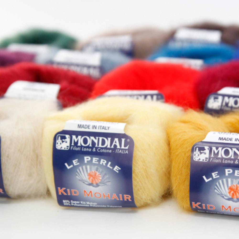 몬디알 키드모 헤어 의류 소품 겨울 뜨개실