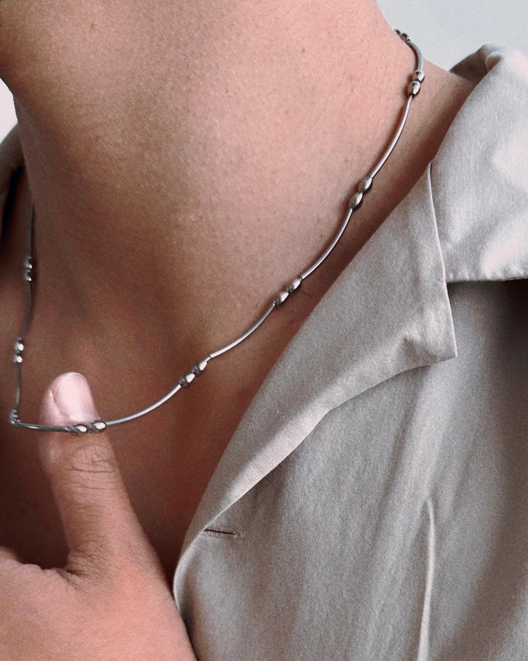 2 (美) pipe necklace