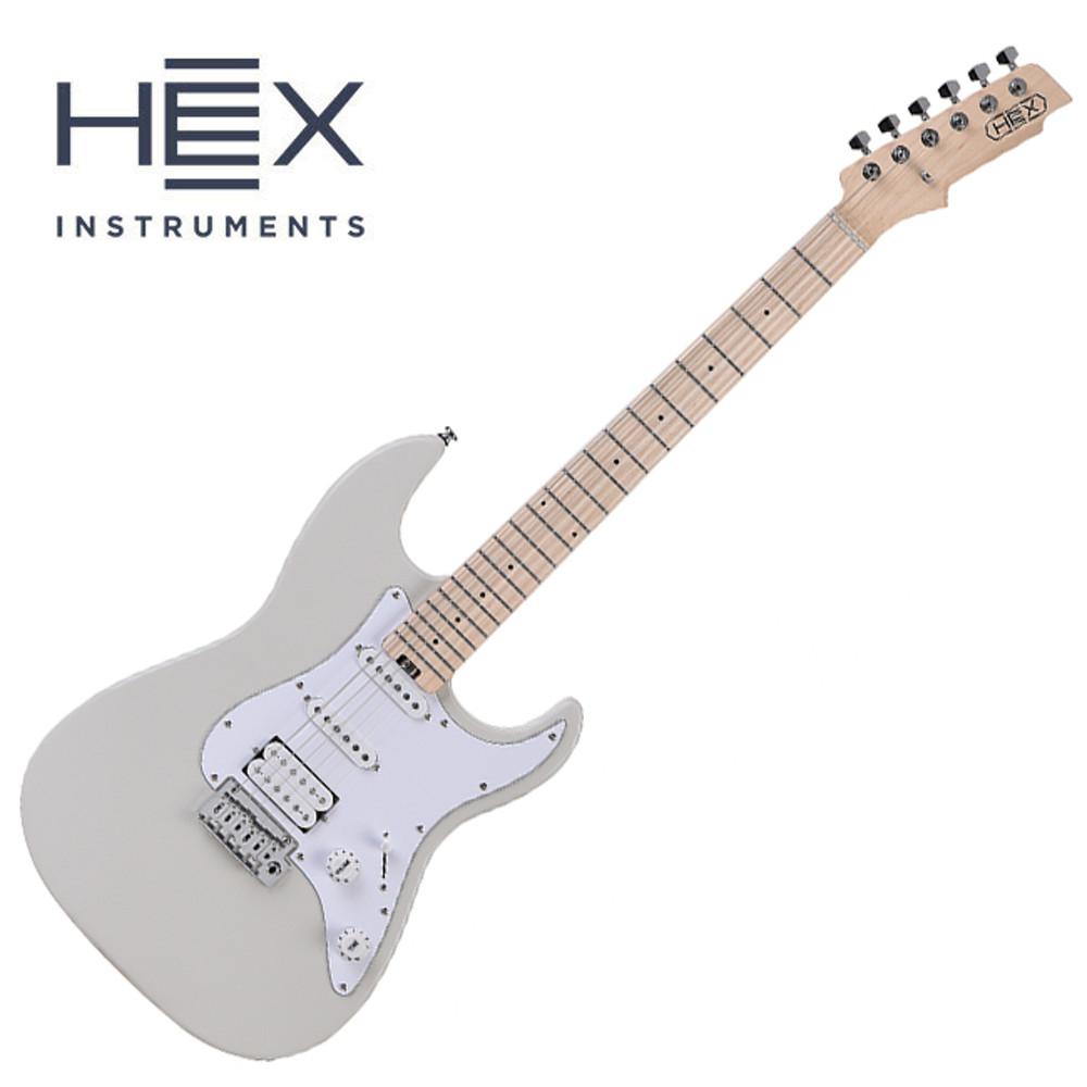 [HEX] E100 Plus / 헥스 입문용 일렉기타 (Pastel Gray) 3색상