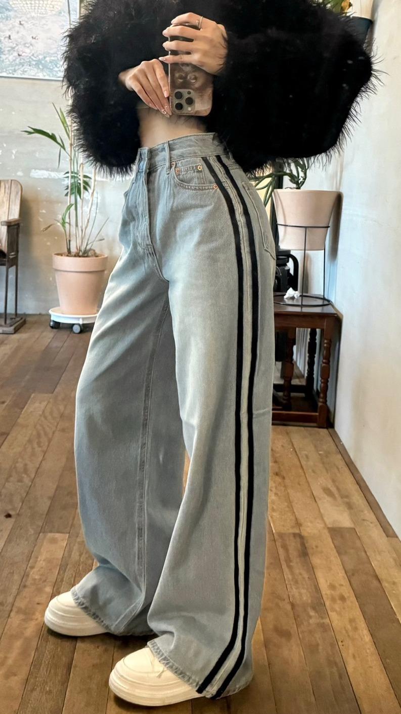 이슈 와이드 데님