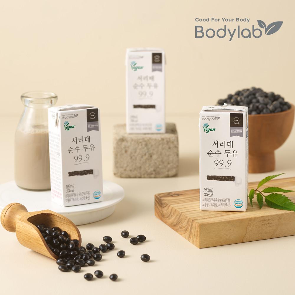 바디랩 서리태 순수두유 99.9 190ml 24팩 x 1박스 (총 24팩) 서리태콩물
