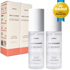 둠벅 버그크리너 80ml 천연성분 여행용 진드기 베드버그 빈대 퇴치제, 2개, 1개