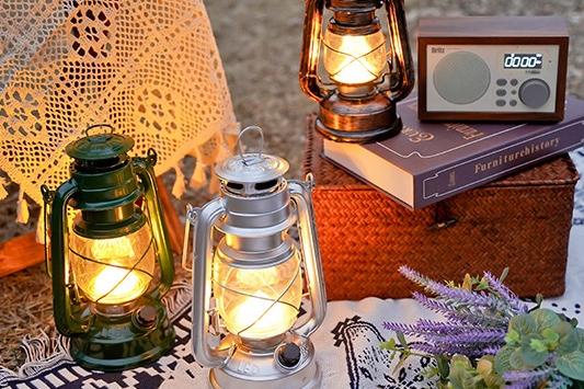 감성 캠핑 LED 랜턴 빈티지 호야등 LED 조명 6colors