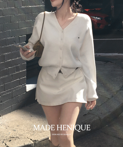 히니크 🚀[🎉니트버전!][자체제작] 마레 나그랑 심볼 가디건 & 니트 (라운드/브이) -10 color