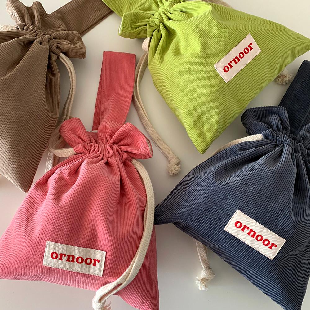 [ornoor] 오르누르 cooing 코듀로이 복조리 미니 에코백