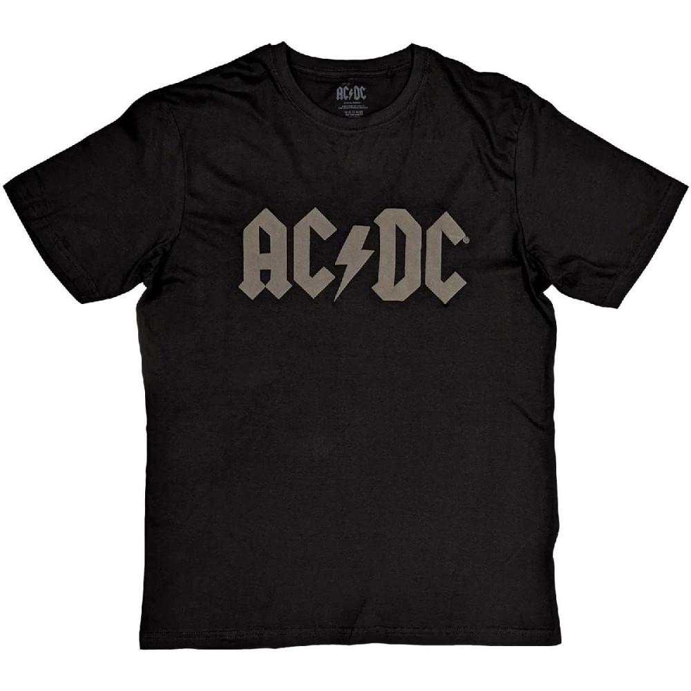 공식 AC DC Logo Hi Build 반팔 티셔츠