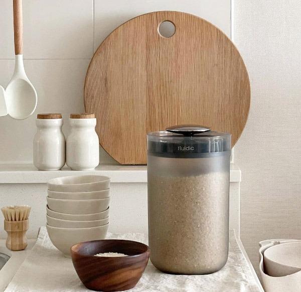 엠지엠씨 플루딕 진공 밀폐쌀통 3L