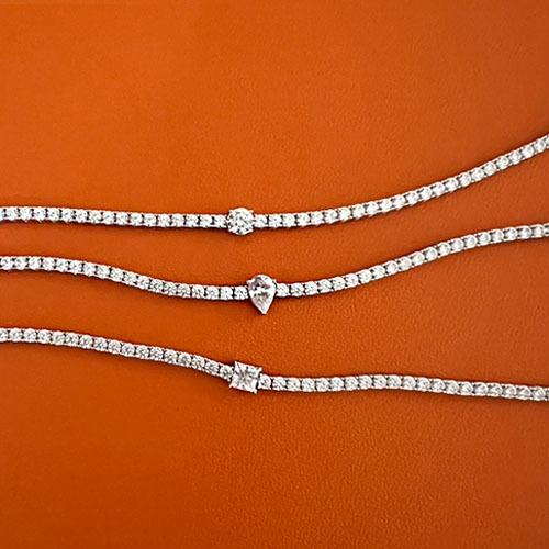 IMPORT [B1895] 고퀄 테니스 팔찌 - 3종