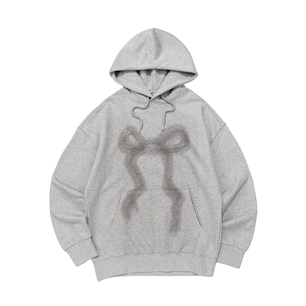 BIG RIBBON HOODIE (MELANGE)