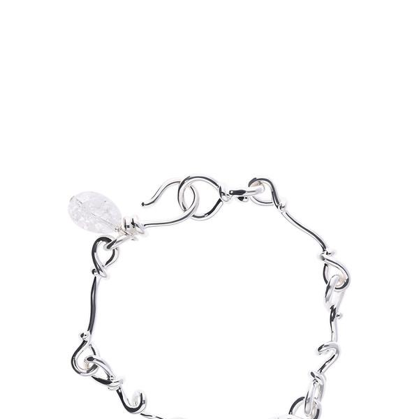 WHITE CRYSTAL QUARTZ VINE BRACELET