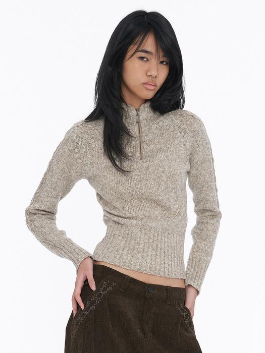 Brushed Cozy Knit Beige
