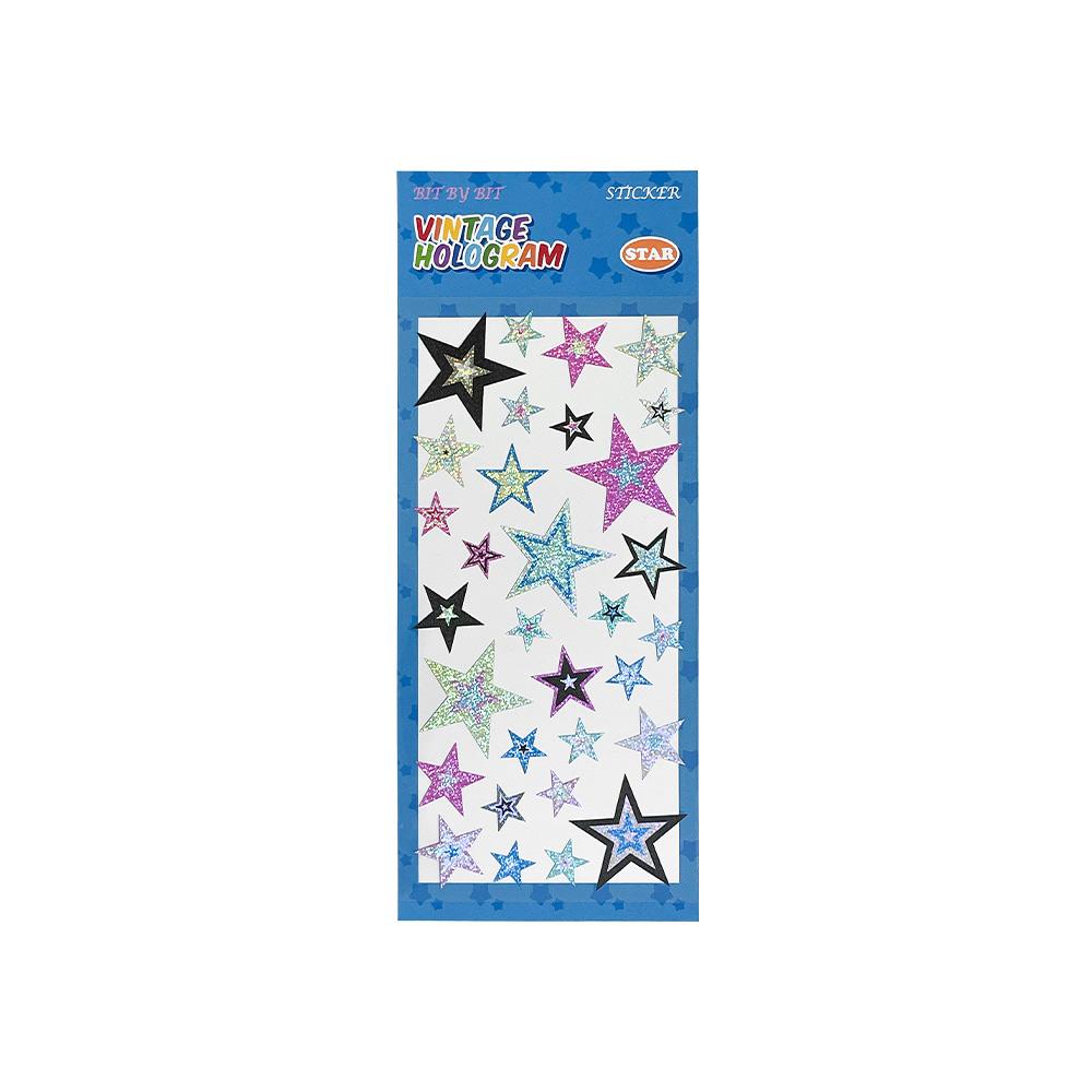 [빗바이빗]Vintage Hologram Sticker_Star