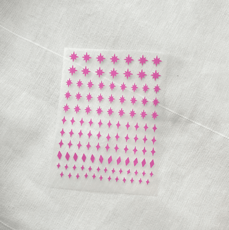 Pink 반짝이 스티커 ver.2