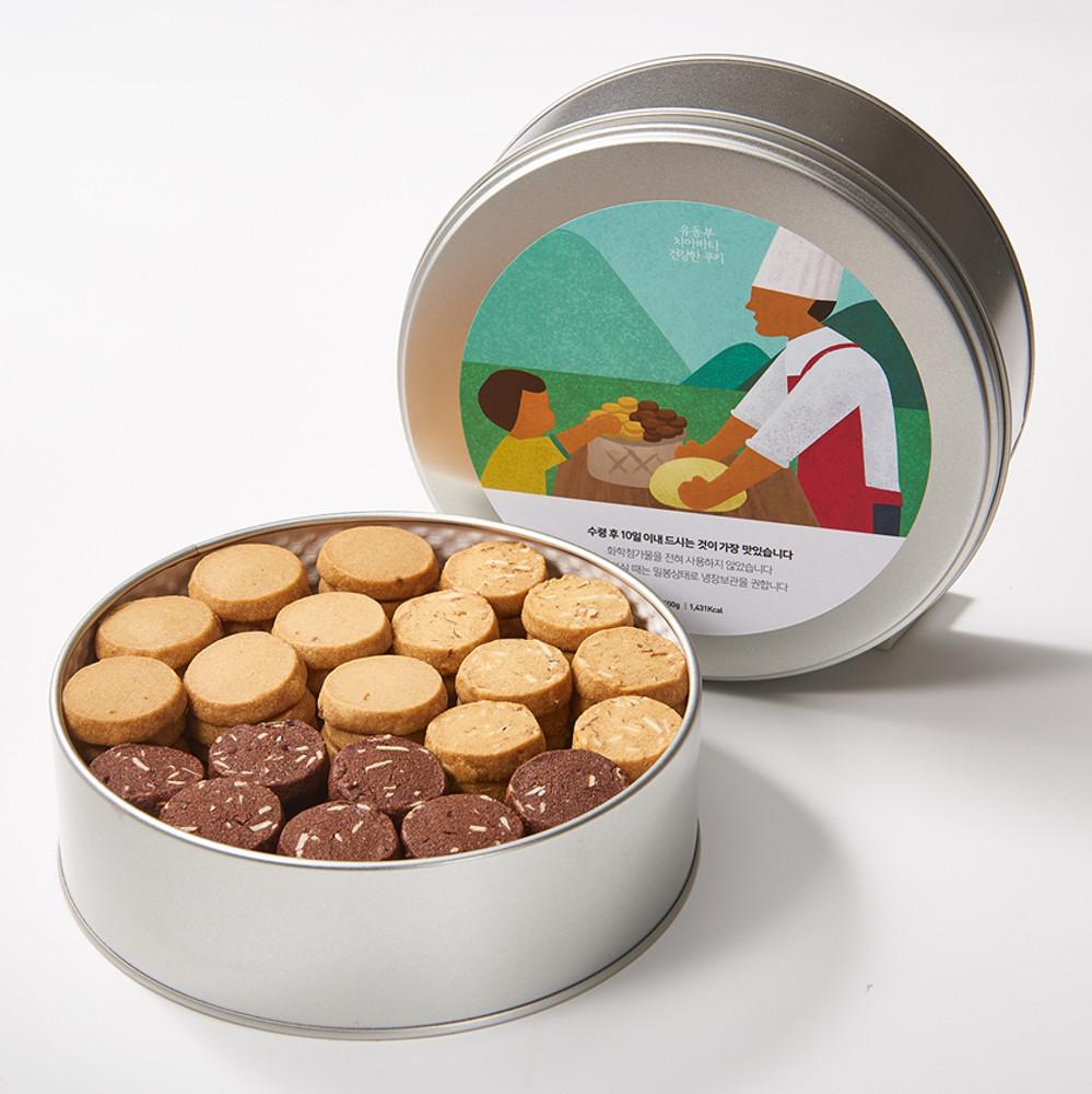 건강한 벌크 고급 수제 쿠키 대용량 500g (답례품, 선물 세트)