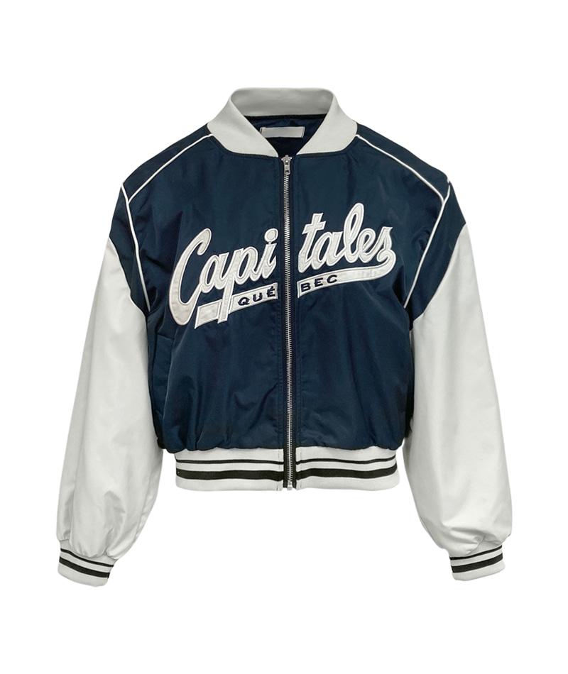 컬리지 바시티 자켓