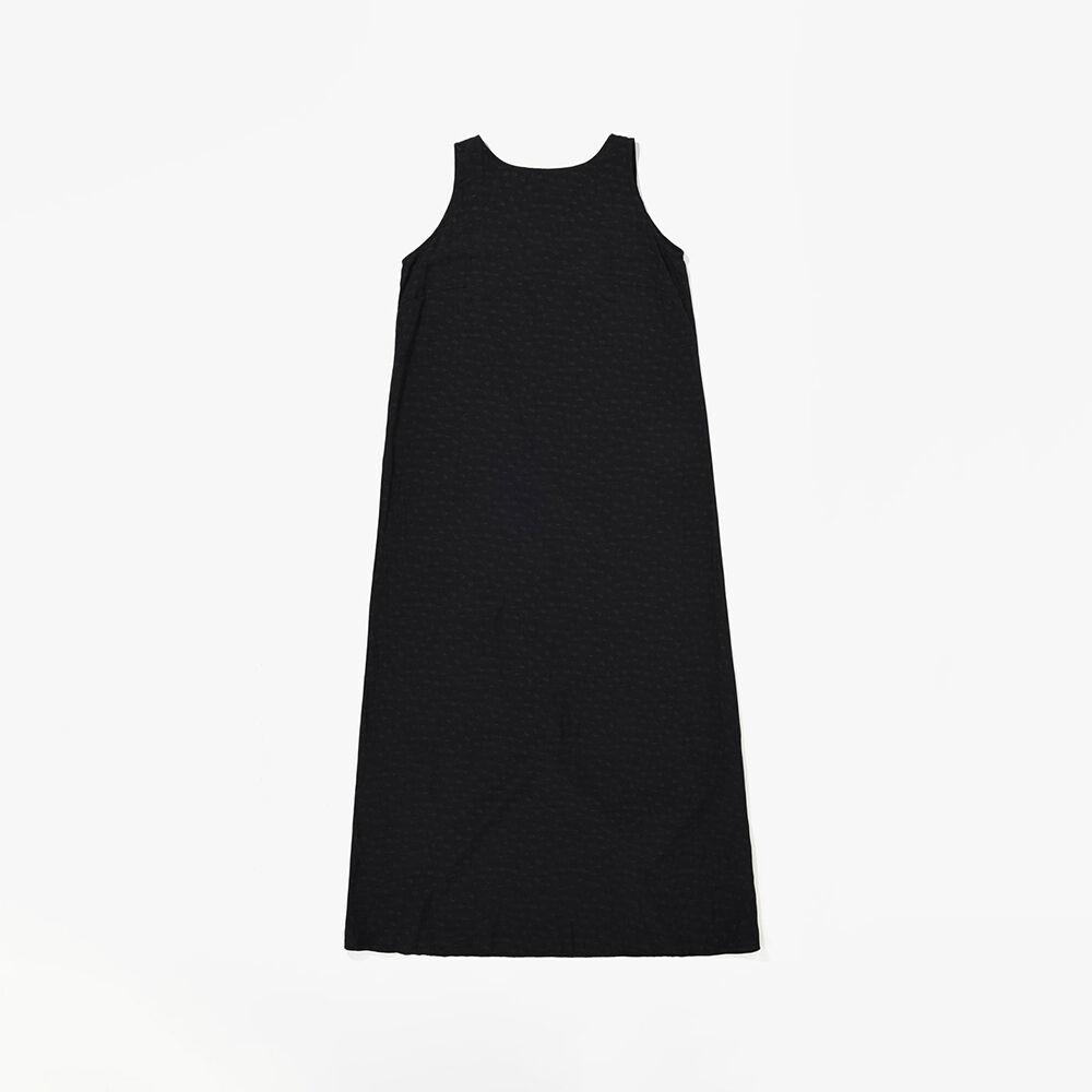 SLEEVELESS LONG DRESS (BLACK)