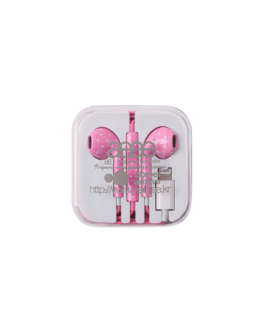 AE CUSTOM EARPHONES (LIGHTNING CONNECTOR) [PINK]