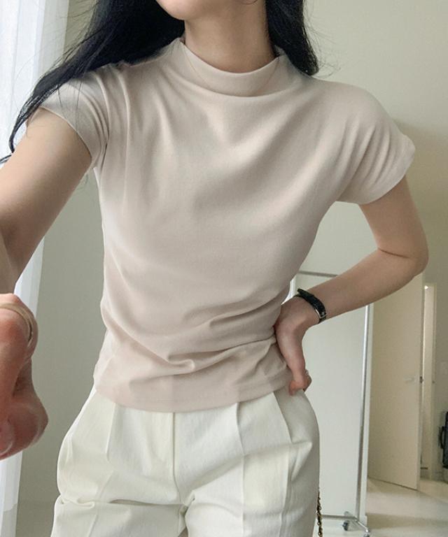 메이글 [당일발송🚚] 모달 반목 티셔츠 - 4 color_한정판매[PK]