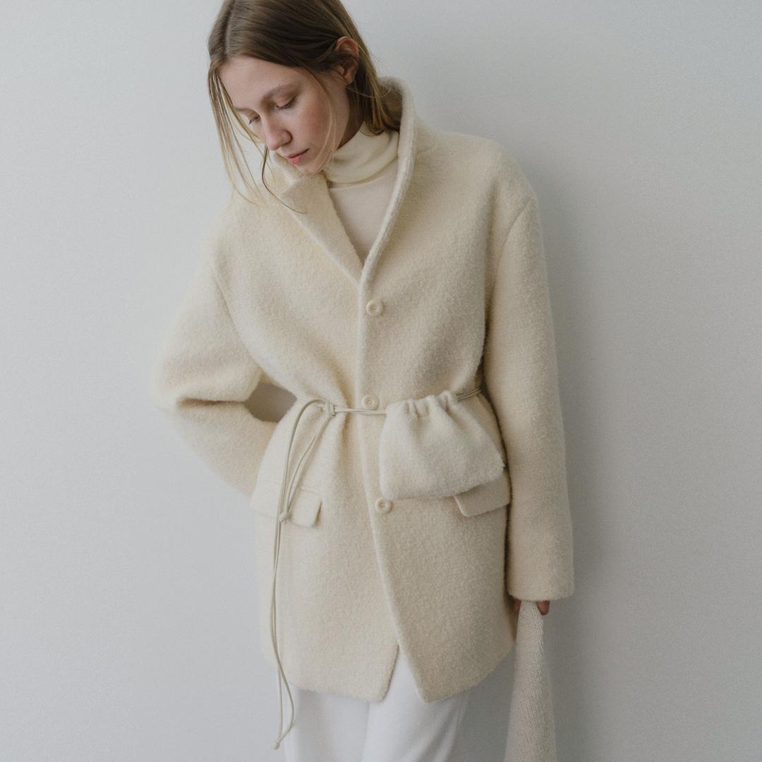 [5차] Teddy boucle coat (ivory)