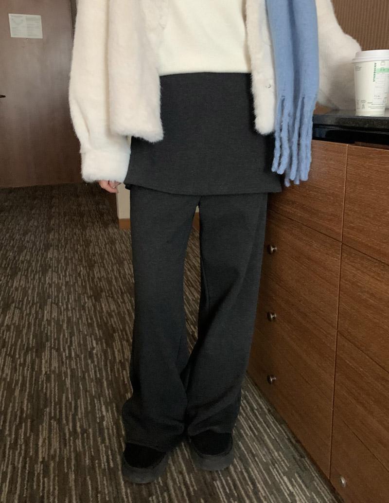 가내스라 로더 밍크 레이어드 팬츠 (2color)