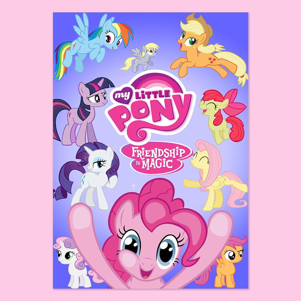 마이리틀포니 포스터 9종 미국 카툰 애니메이션 하이틴 y2k 유니크 키치 카페 인테리어