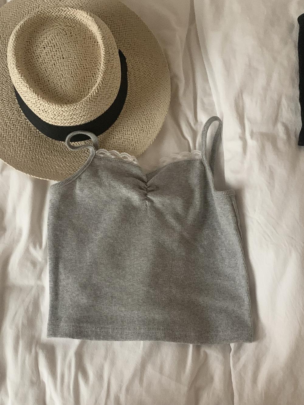 💫바로배송💫 Heart lace sleeveless