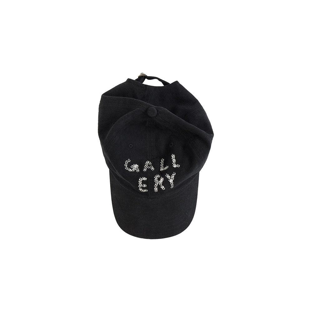 Gallery Embroidered Ball Cap Black