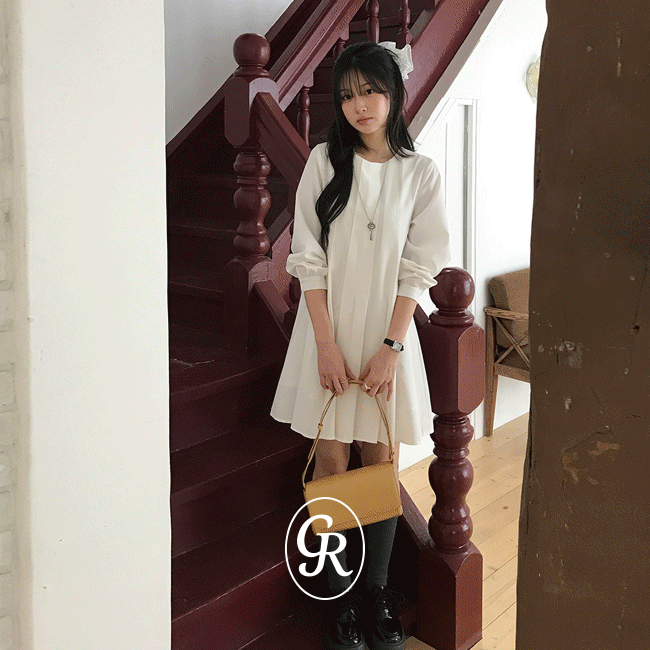 [MADE/데이트룩🩰] 모던플리츠미니원피스 (2color)