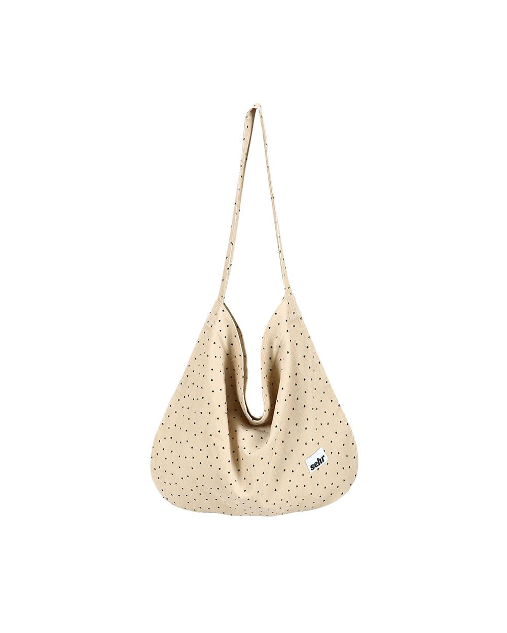 Light corduroy Love Easy Bag (Beige)