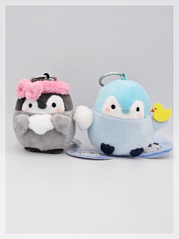 코우펜짱 키링 헤어밴드 목욕 6cm 공식라이센스 정품 펭귄키링 미니인형 키체인