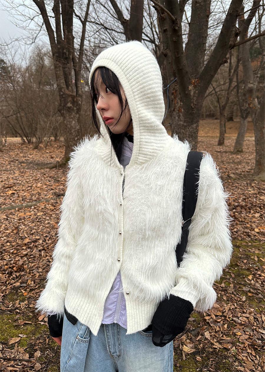LOA FUR HOODIE CD
