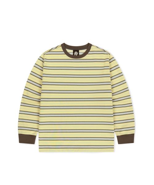33 Stripe LS Tee Yellow