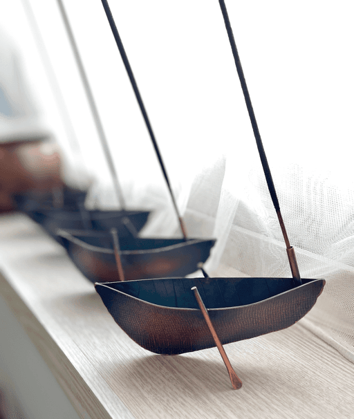 금속 나룻배 인센스홀더