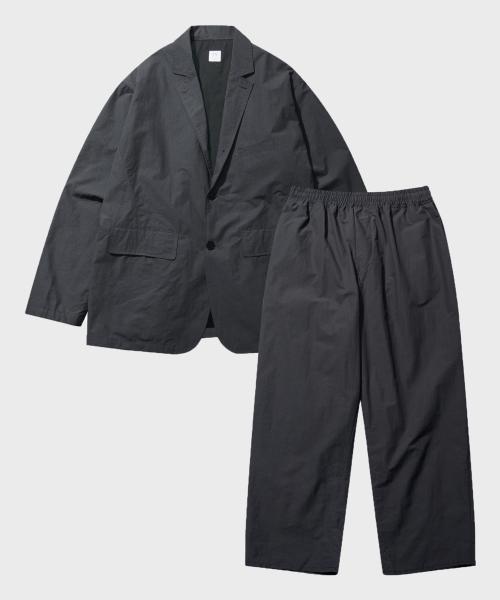 틀영(TLEYOUNG)  오피스 캐주얼 스포츠 자켓 셋업_Charcoal - 사이즈 & 후기 | 무신사