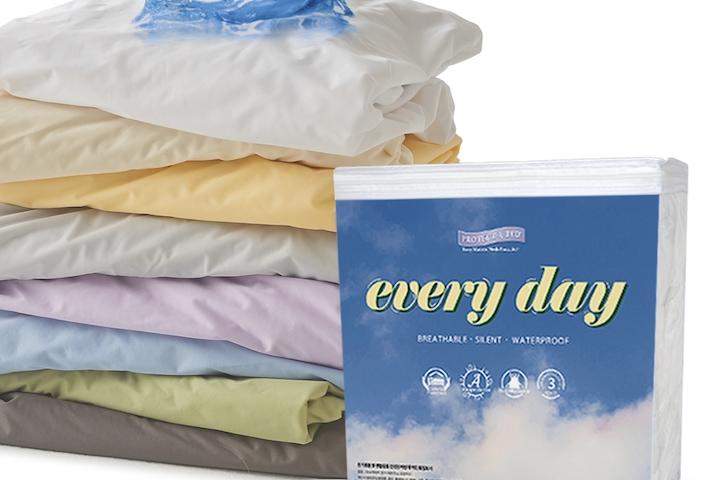 [오늘의딜][10%쿠폰]미국FDA인증,에브리데이 진드기차단 매트리스방수커버 4사이즈 8컬러