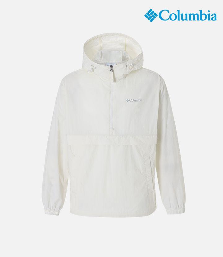 컬럼비아 유니 아노락 스트레치 우븐 자켓_화이트 (C51-YUD301) | 애슬러 NO.1 3040 남성 패션앱
