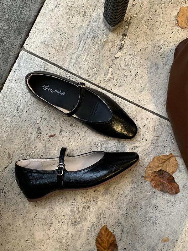 핀르 나인 1980-80 메리제인 플랫 슈즈 / 5color